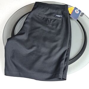 Men's Black Golf Shorts